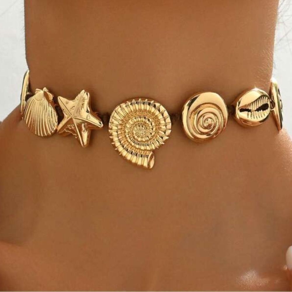 Seashell necklace N1626